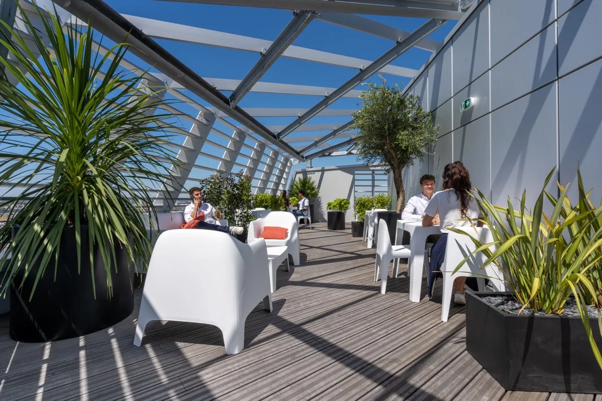 Terrasse rooftop 80 m² privatisable pour événement au POD Rennes