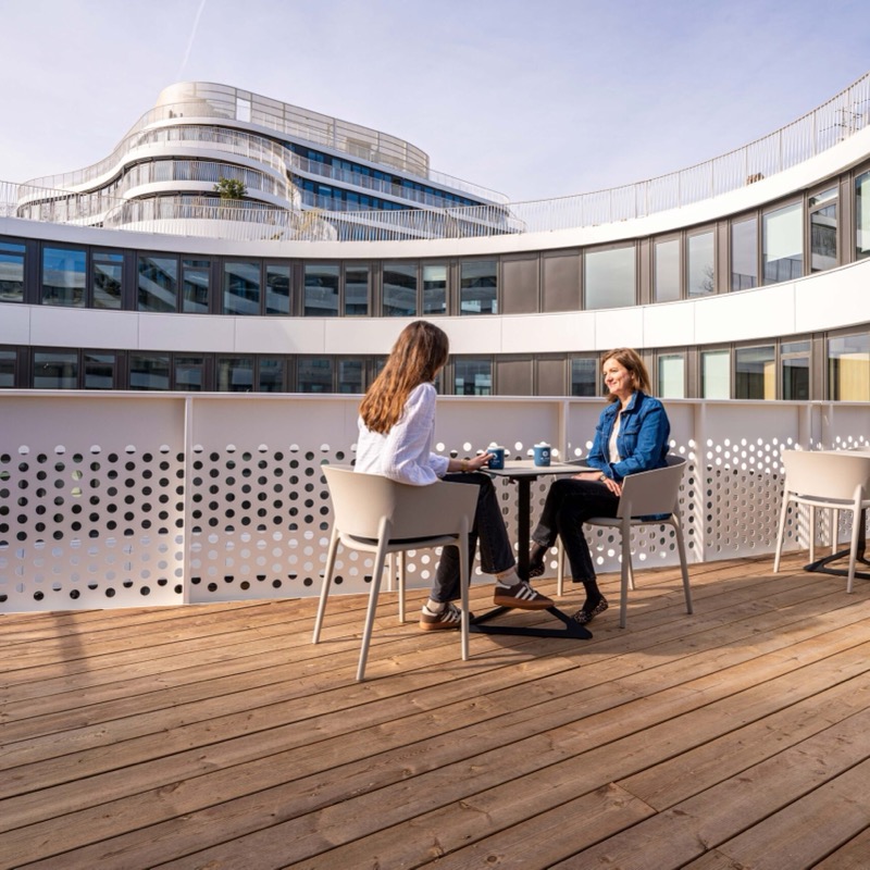 Terrasse rooftop du POD Angers Saint-Serge
