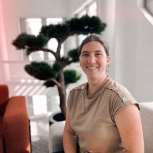 Aurélie Varin, cheffe de projet chez Groupe Projex, résidente du POD Coworking Rennes